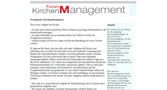 Desktop Screenshot of kirchenmanagement.com