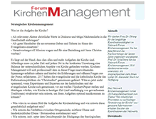 Tablet Screenshot of kirchenmanagement.com